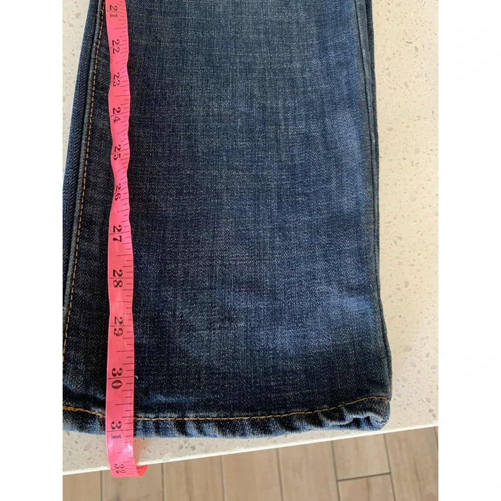 Lucky Brand 121 Slim Straight Jeans Denim Dark Wash Classic Fit Menswear